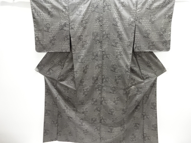 JAPANESE KIMONO / BRICK & FLOWERS & CLASSICAL PATTERN